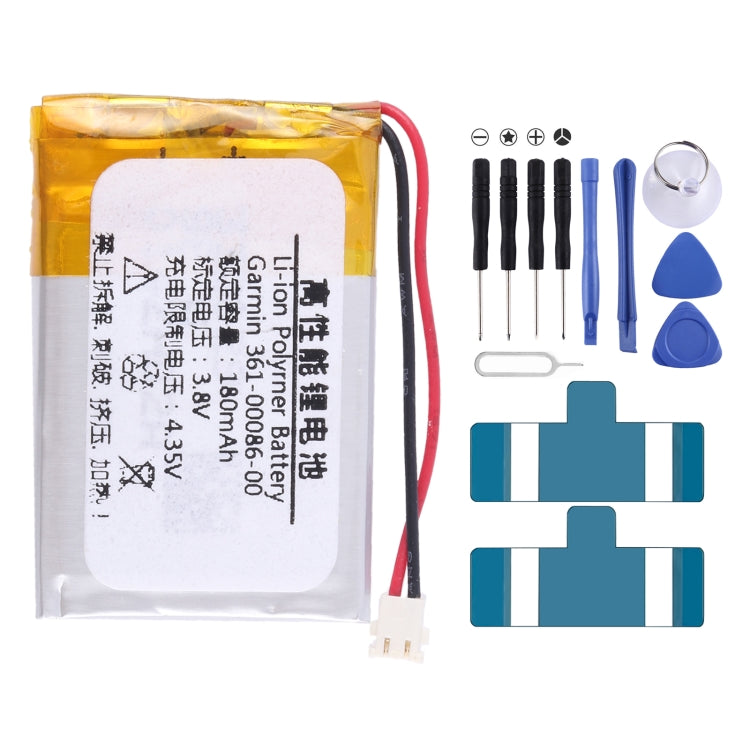 Sostituzione della batteria, For Garmin Forerunner 220 361-00086-00 180mAh Sostituzione della batteria, For Garmin Forerunner 220 361-00086-00 180mAh